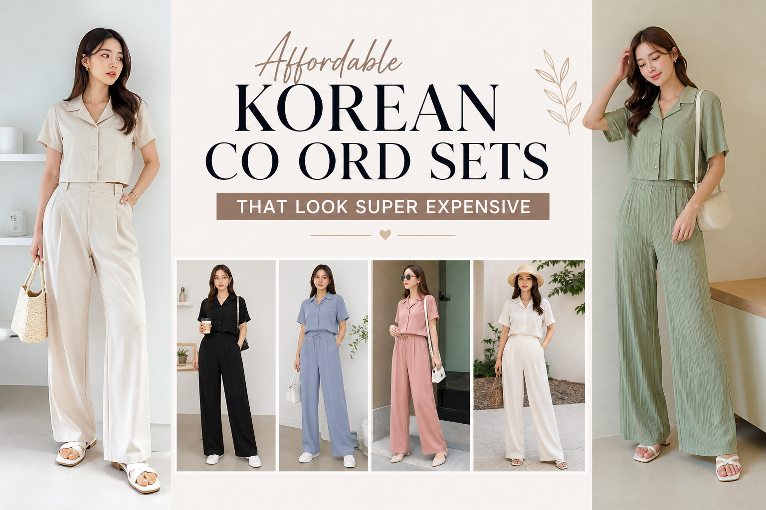 Best Korean Co Ord Sets to Refresh Your Wardrobe This Season