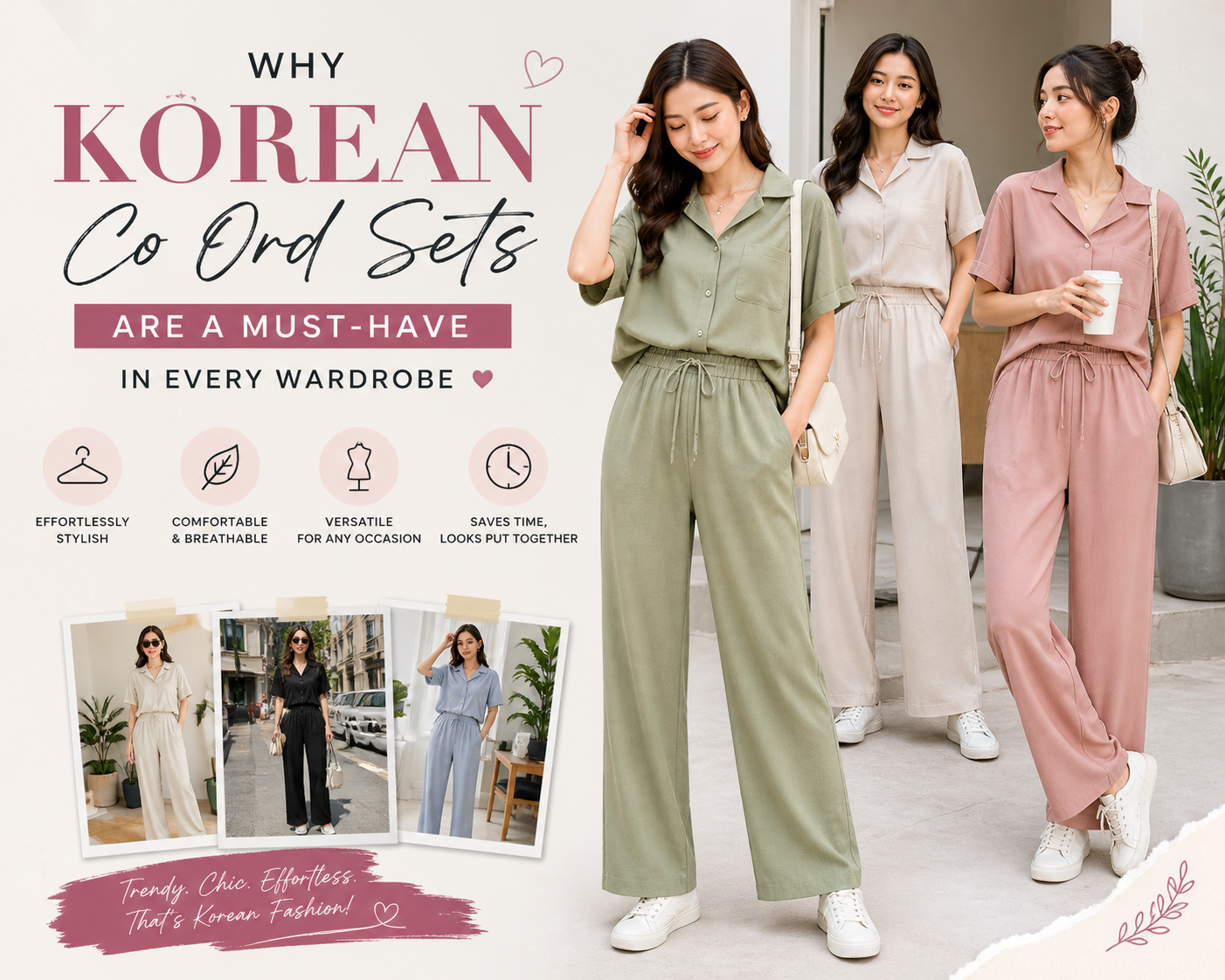 What Makes Korean Co Ord Sets a Must-Have for Women